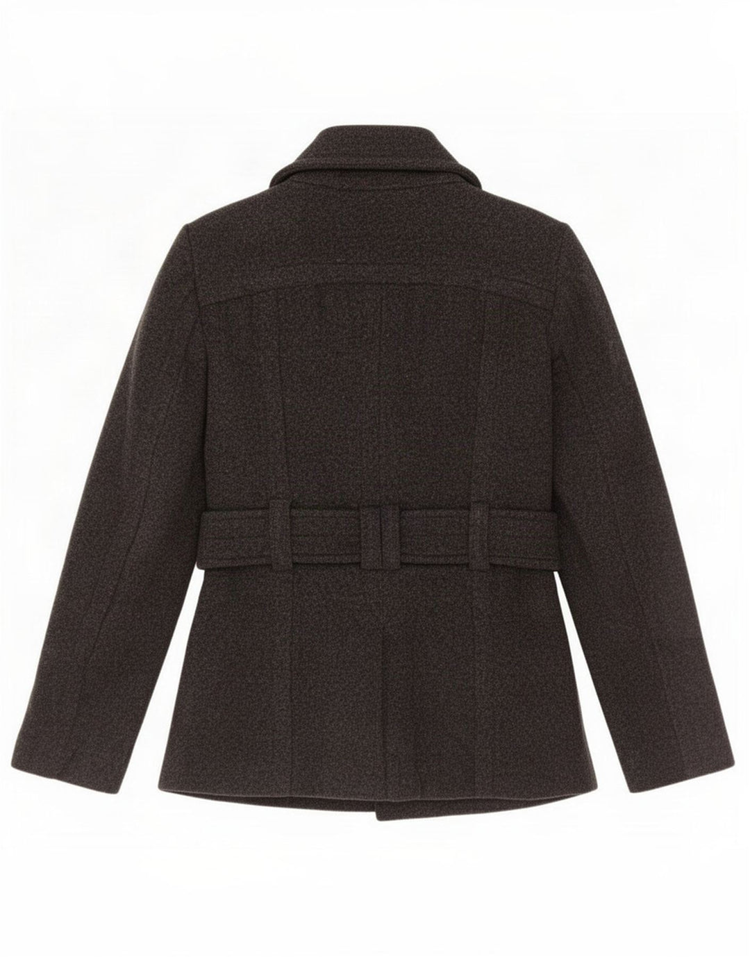 Zara Womens Pea Coat UK 6 XS Grå Uld