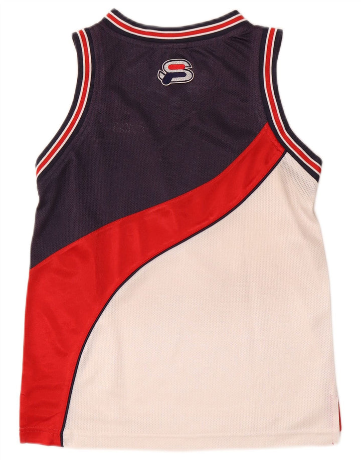 Fila Herrevest Top Medium Marineblå Colourblock Polyester