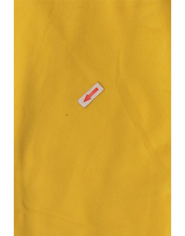 Adidas Herre Loose Fit Træningsdragt Top Jakke Lille Gul Polyester