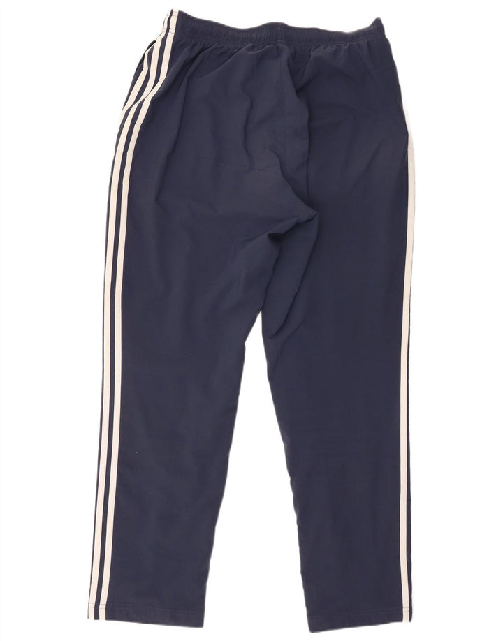 Adidas Træningsdragtsbukser til mænd UK 42/44 Large Navy Blue Polyester
