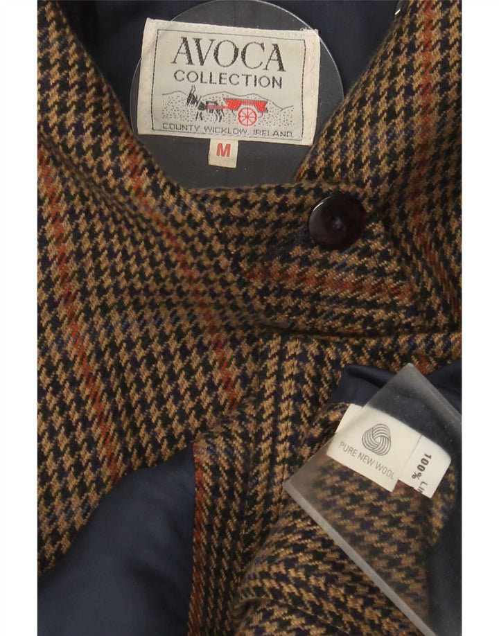 Avoca oversize bomberjakke til kvinder, UK 14 Medium Brown Houndstooth