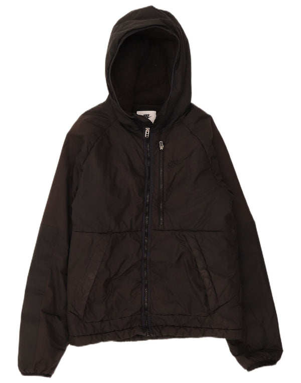 Nike Herre Therma-Fit Windbreaker Jacket med hætte UK 36 Small Black