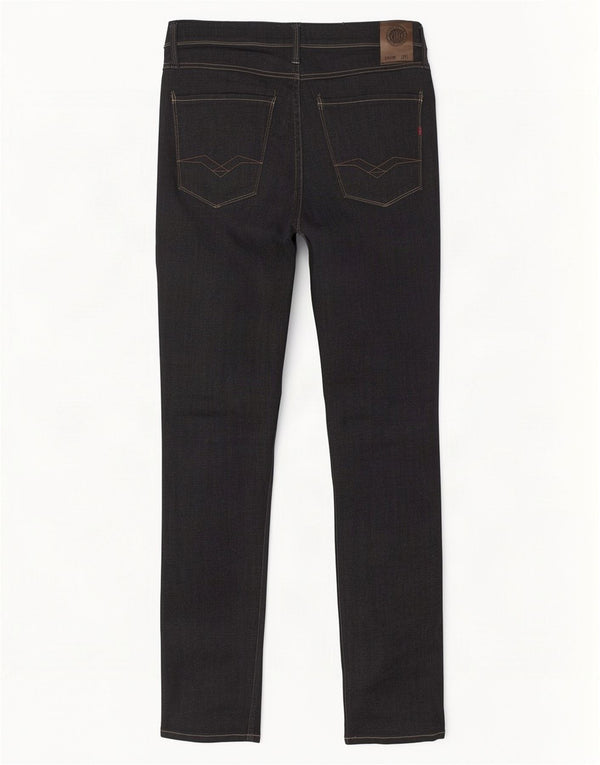 Replay Dame Anbass Slim Jeans W31 L32 Marineblå Bomuld