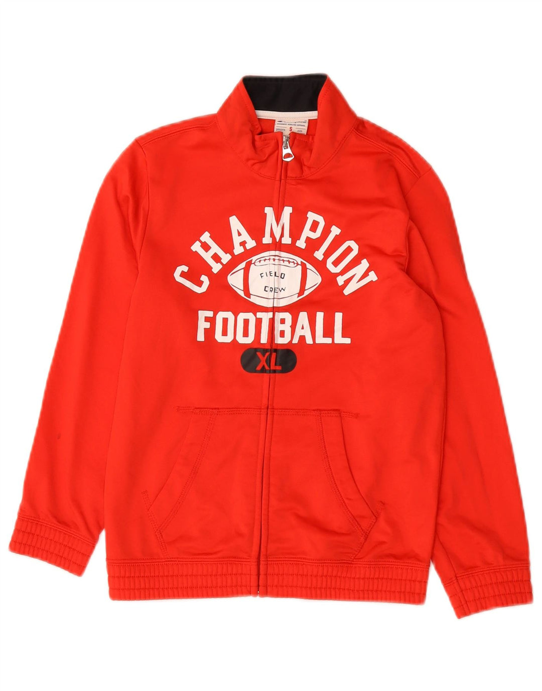 Champion drenge grafisk træningsdragt topjakke 7-8 år Lille rød polyester