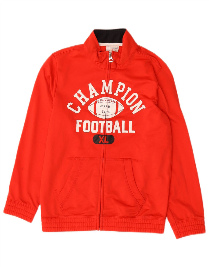 Champion drenge grafisk træningsdragt topjakke 7-8 år Lille rød polyester
