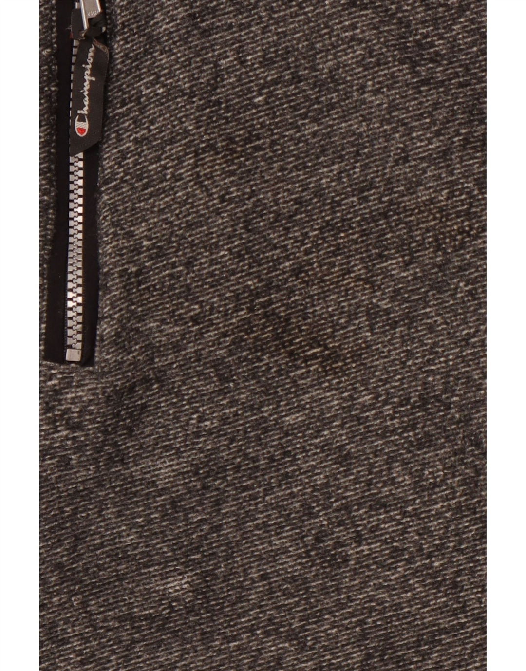 CHAMPION Herre hættejakke i fleece UK 42 XL Grå nålestribet polyester