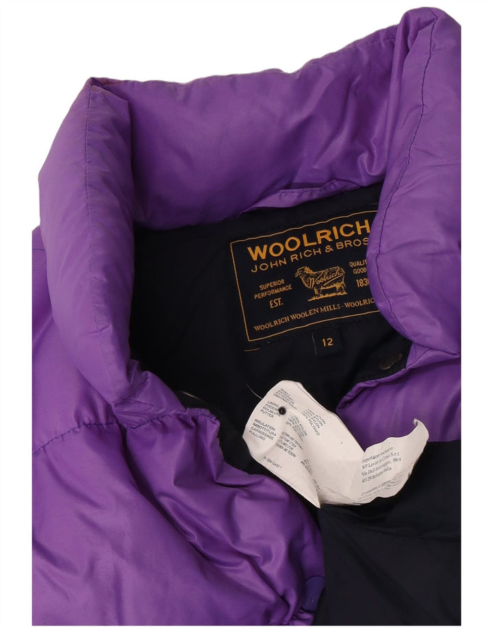 Woolrich Piger Polstret Jakke 11-12 År Lilla Nylon