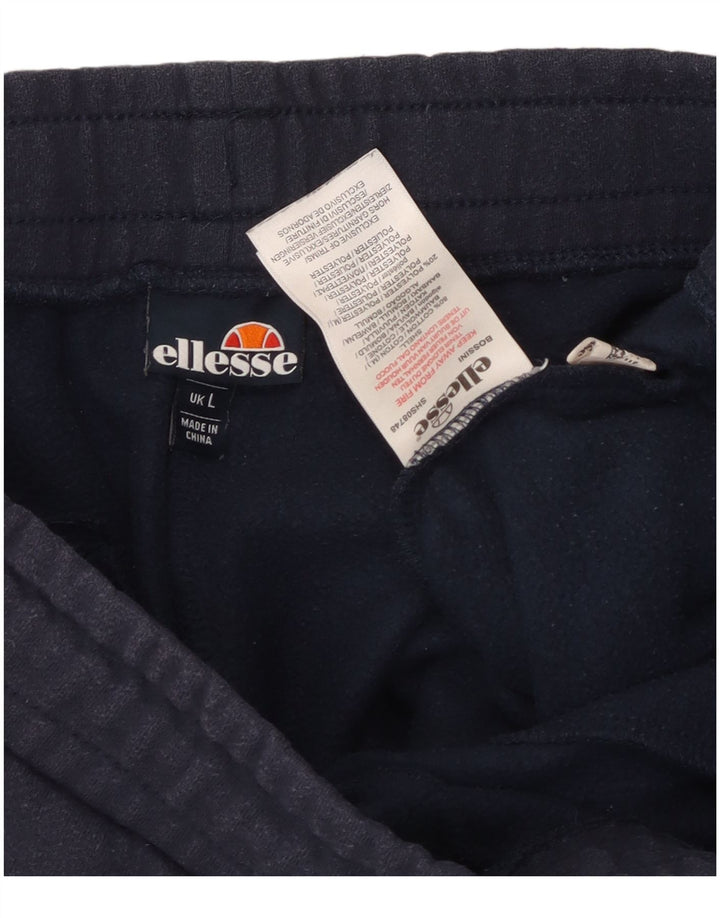 Ellesse Herre grafiske sportsshorts store marineblå bomuld