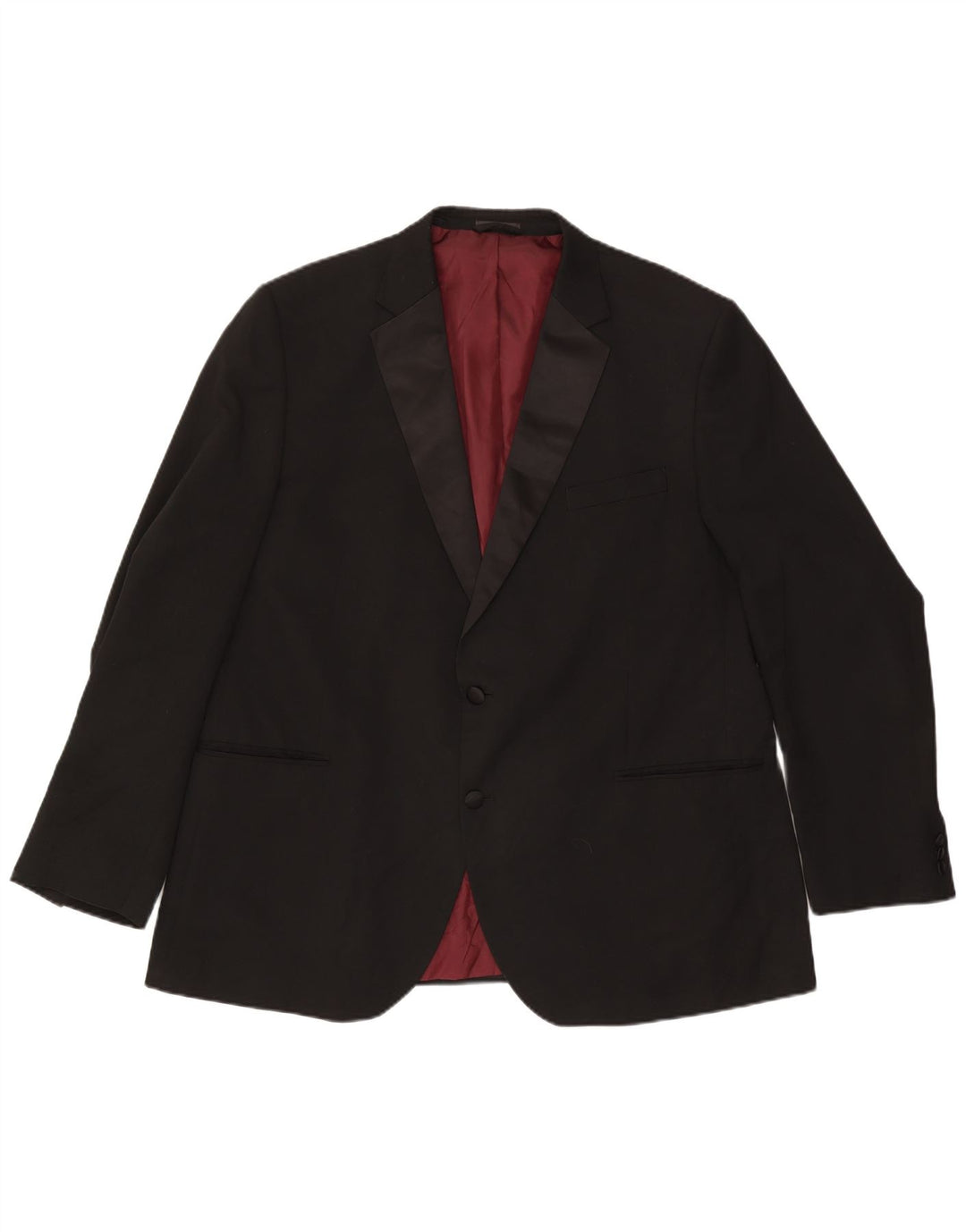 Marks & Spencer Herre 2-knaps Regular Fit Blazer-jakke UK 48 2XL Sort