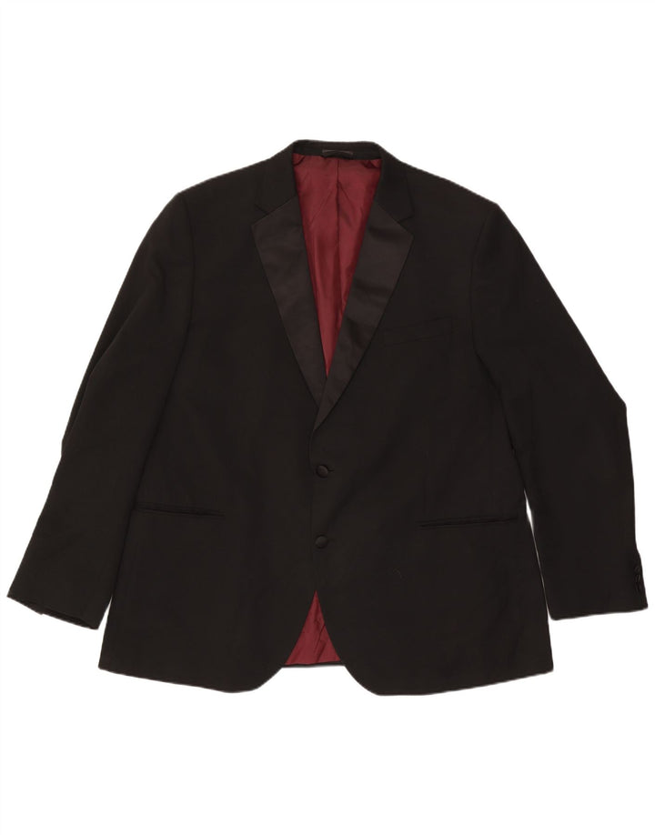 Marks & Spencer Herre 2-knaps Regular Fit Blazer-jakke UK 48 2XL Sort