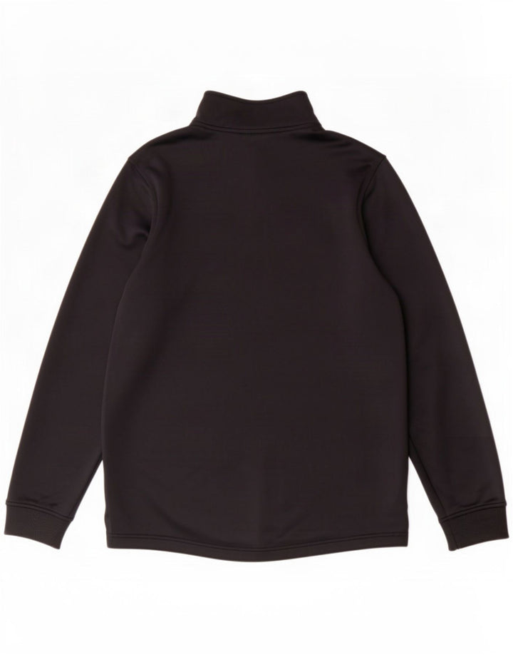 Under Armour Herre Cold Gear Zip Neck Pullover Træningsdragt Top Lille Sort