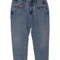 Diesel Dame Capri Slim Jeans W25 L22 Blå Bomuld