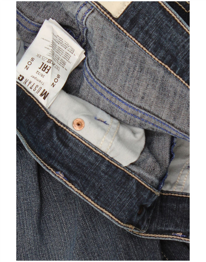 MUSTANG Herre Tramper Slim Jeans W36 L32 Marineblå Bomuld