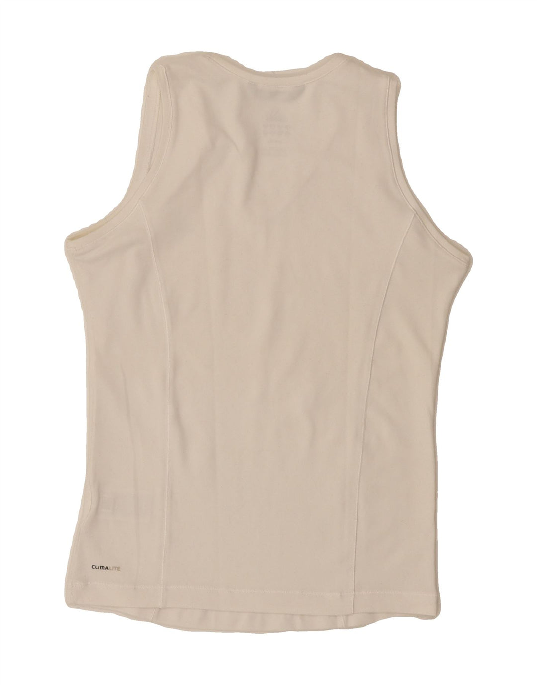 ADIDAS Womens Climalite Vest Top UK 14 Medium  White Polyester Vintage Adidas and Second-Hand Adidas from Messina Hembry 