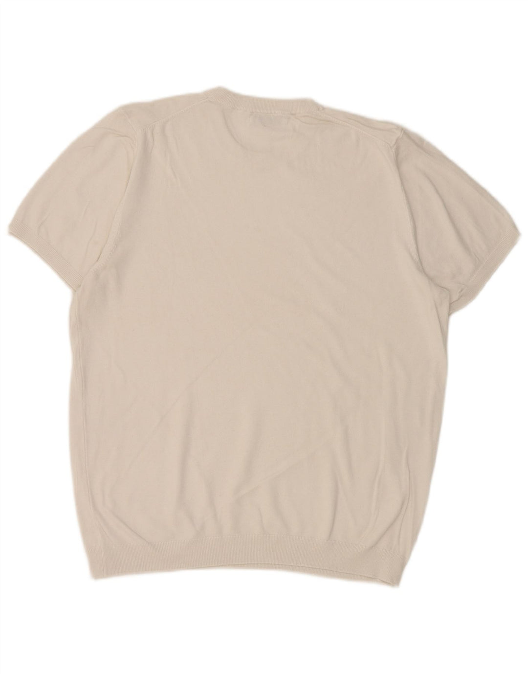 Zara Herre T-Shirt Top Medium Hvid