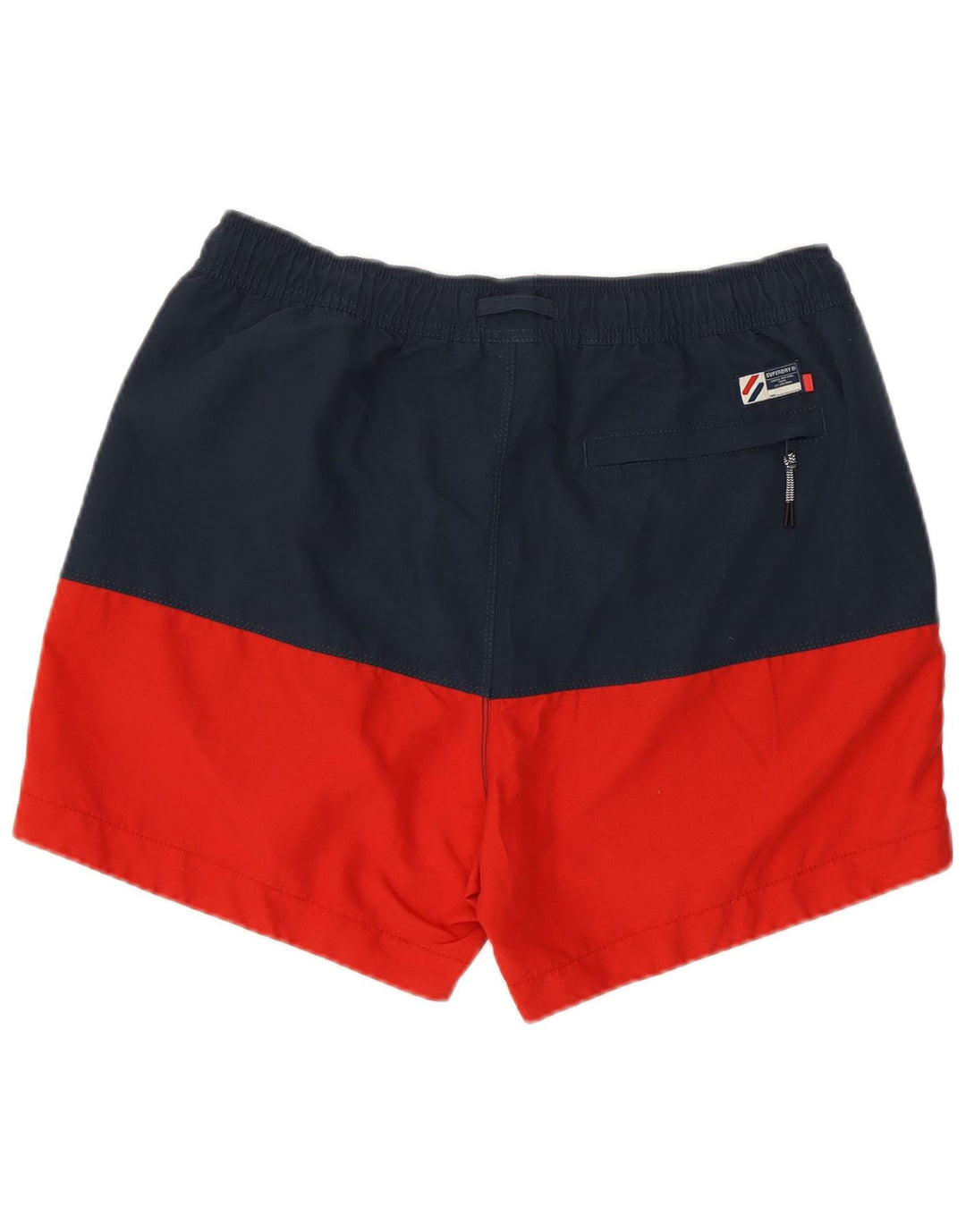 Superdry Badeshorts til mænd Medium Marineblå Colourblock Polyester