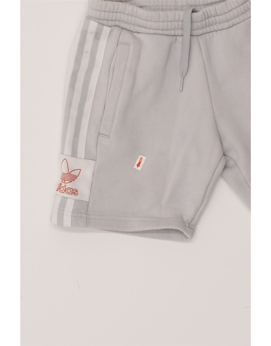 ADIDAS Boys Sport Shorts 7-8 Years Grey Cotton Vintage Adidas and Second-Hand Adidas from Messina Hembry 