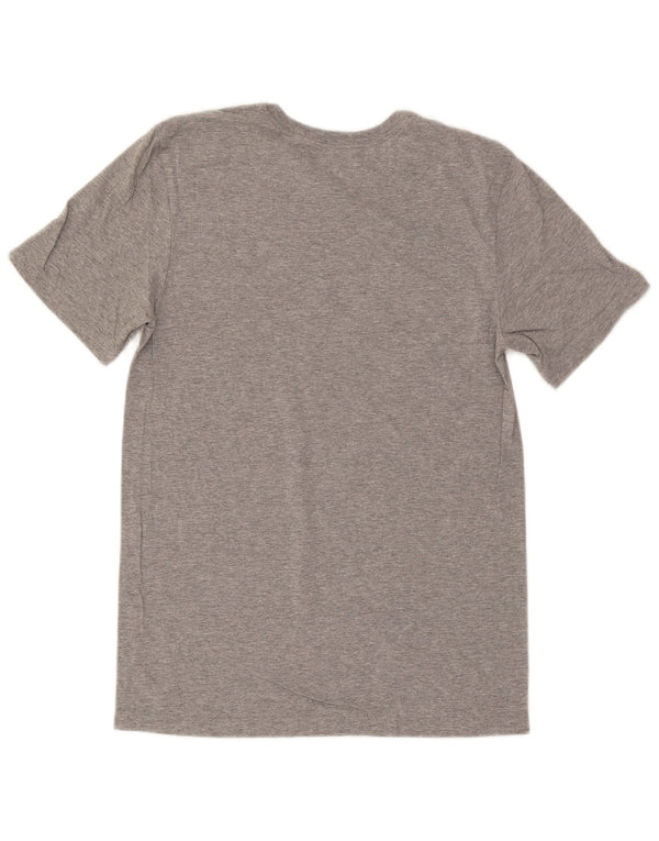 Nike Mens Graphic T-Shirt Top Small Grey Flecked Cotton