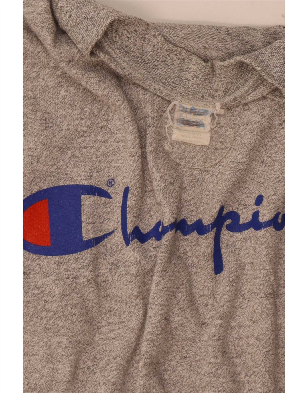 Champion Herre Grafisk Sweatshirt Jumper Medium Grå Bomuld