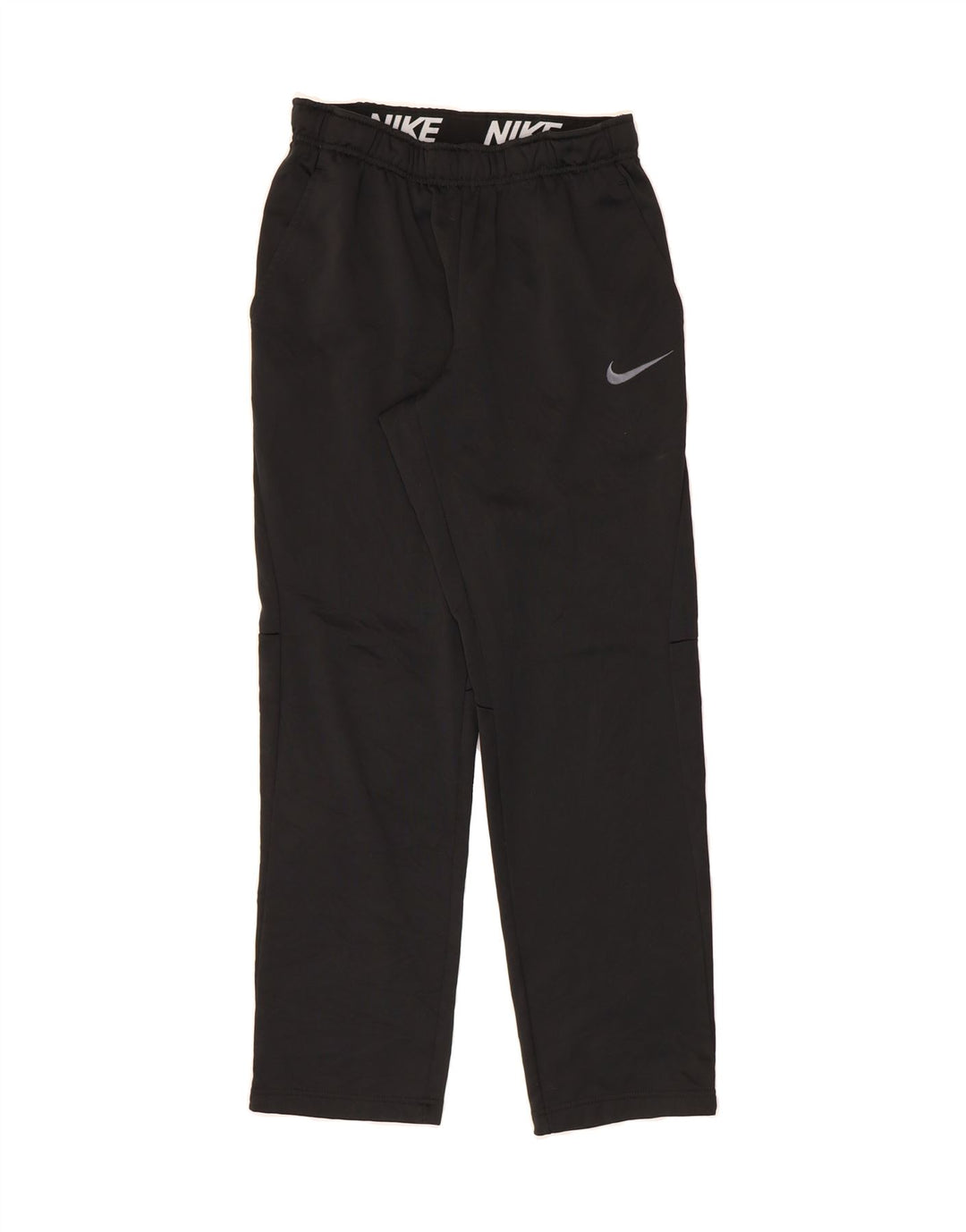 NIKE Mens Dri Fit Tracksuit Trousers Small Black Polyester Vintage Nike and Second-Hand Nike from Messina Hembry 