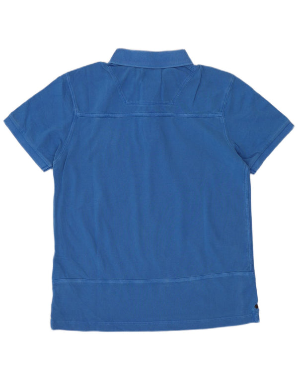 Timberland Herre Slim Fit Polo Shirt Medium Blue Bomuld