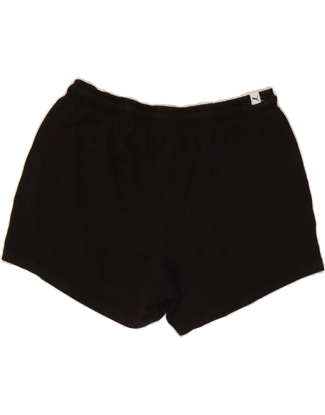 PUMA Womens Sport Shorts UK 14 Large  Black Cotton Vintage Puma and Second-Hand Puma from Messina Hembry 
