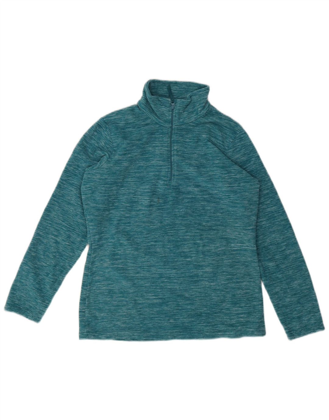 Mountain Warehouse Dame Fleece Jumper med lynlås DK 12 mellemblå Flecked