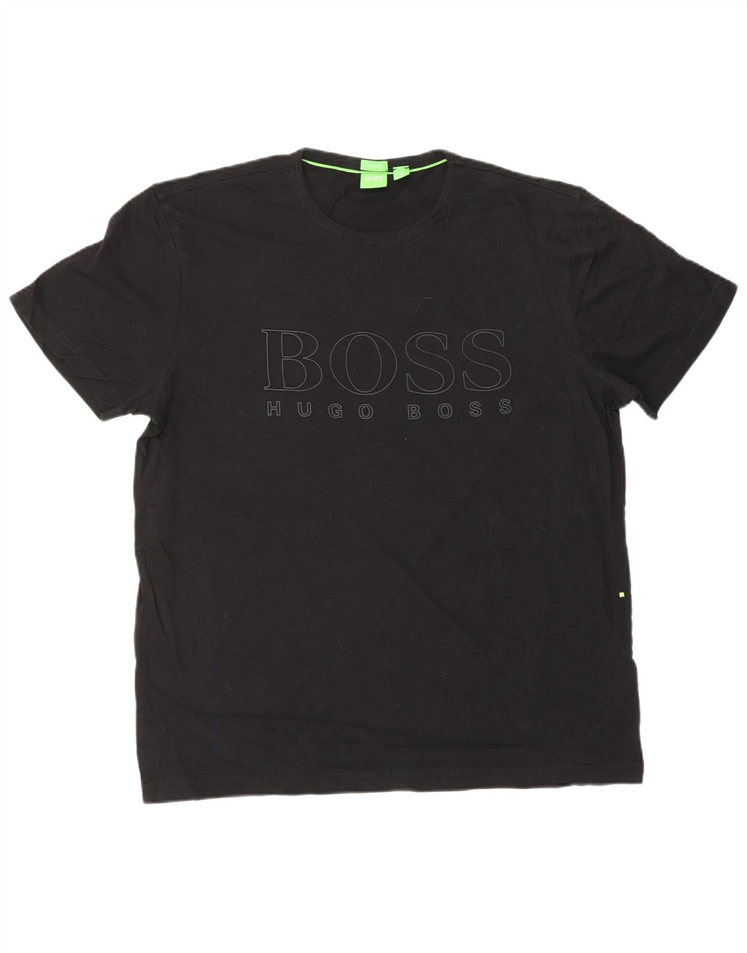HUGO BOSS Herre Modern Fit Grafisk T-Shirt Top Stor Sort