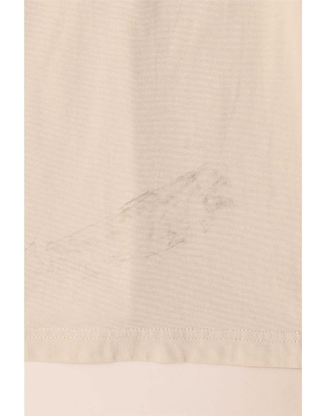 Tommy Hilfiger Herre Regular Fit T-Shirt Top Stor Beige Bomuld