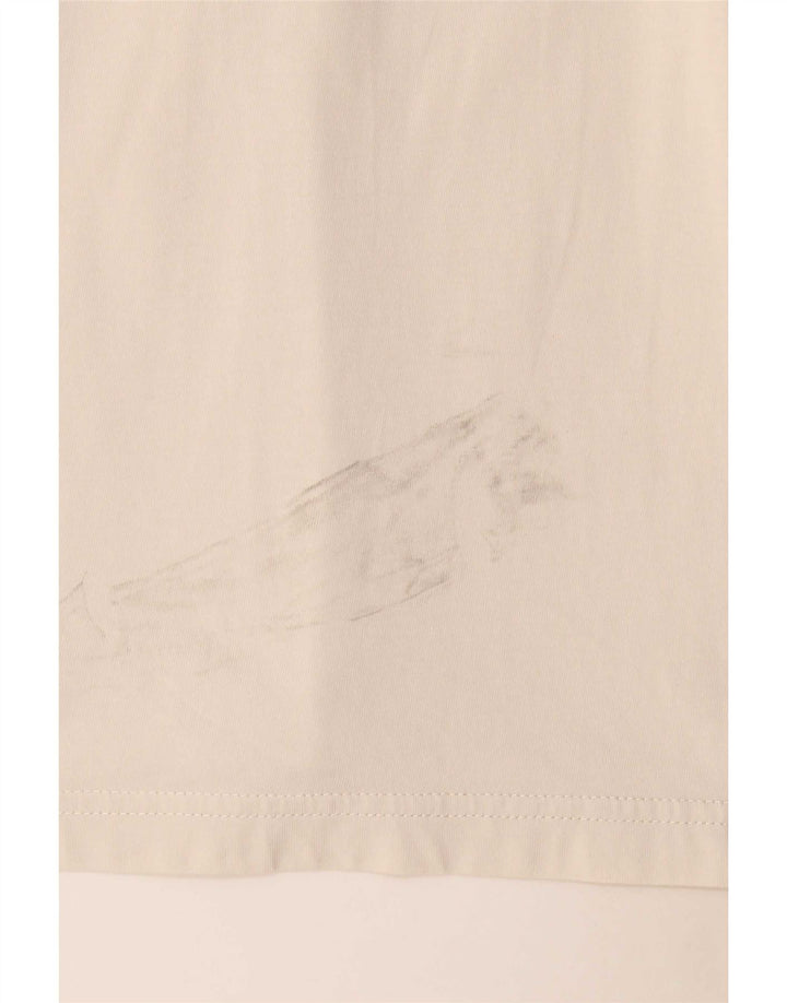 Tommy Hilfiger Herre Regular Fit T-Shirt Top Stor Beige Bomuld