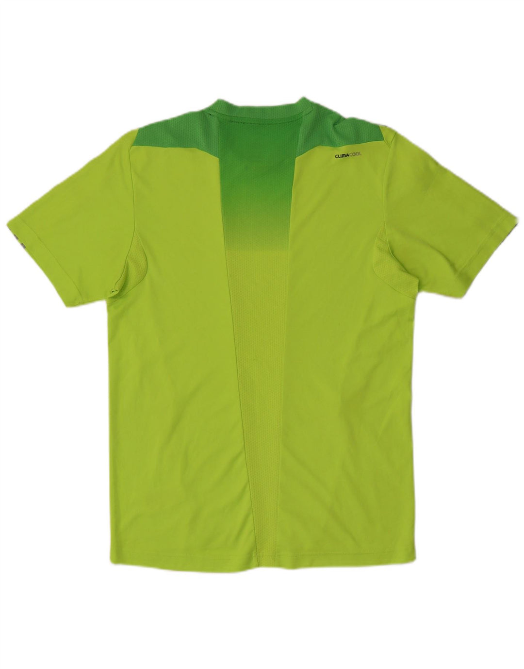 Adidas Herre Climacool T-Shirt Top Medium Grøn Colourblock Polyester