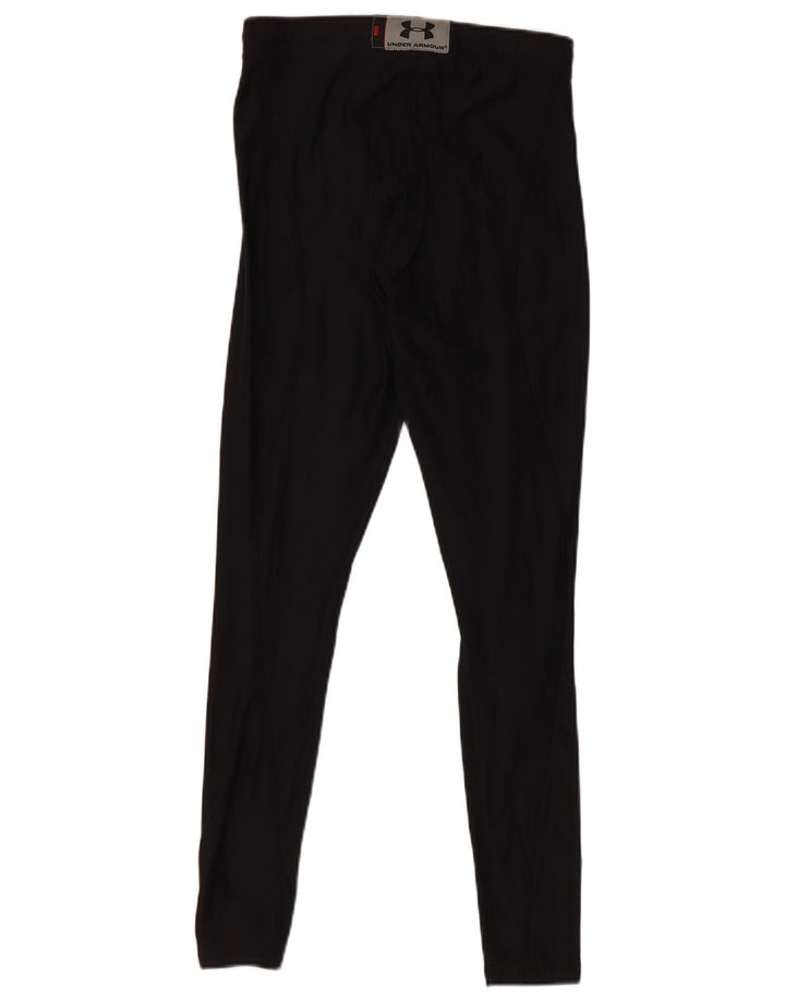 Under Armour leggings til kvinder, lille sort nylon
