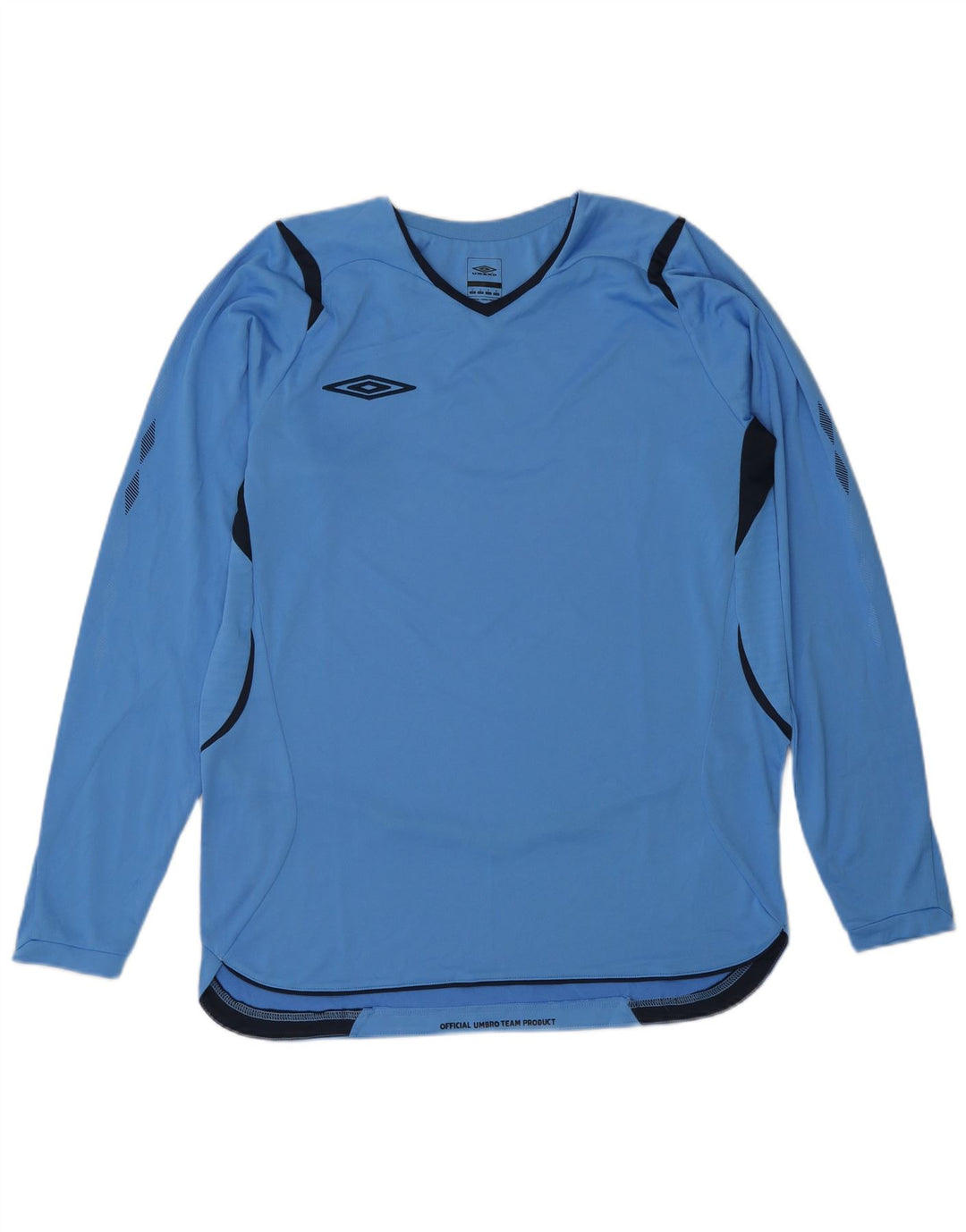 Umbro Herre Top Langærmet Lille Blå Colourblock Polyester