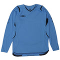 Umbro Herre Top Langærmet Lille Blå Colourblock Polyester