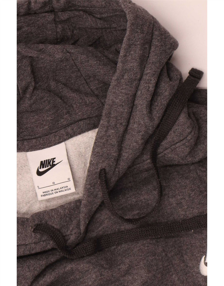 Nike Herre hættetrøje Jumper Large Grå Bomuld