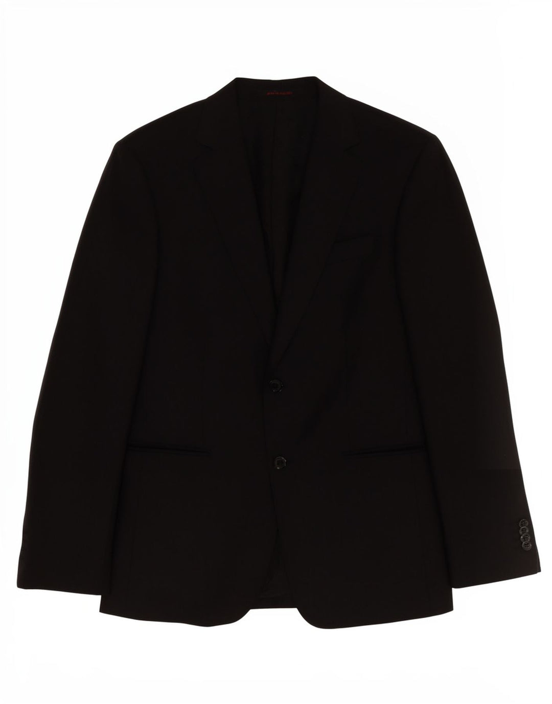 Pierre Cardin Herre 2-knaps blazerjakke UK 38 Medium Sort Klassisk