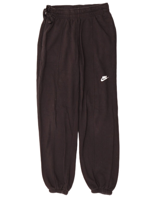 Nike Grafisk træningsdragtbukser til kvinder Joggers UK 10 Small Black Bomuld