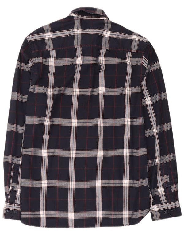 Jack & Jones herreskjorte medium marineblå ternet bomuld