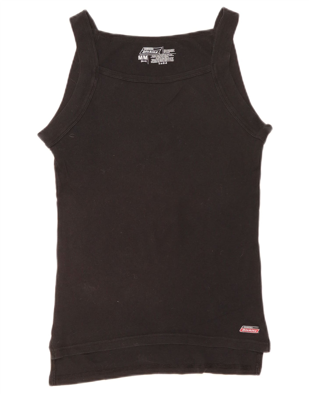 Dickies Dame Slim Vest Top UK 12 Medium Sort Bomuld