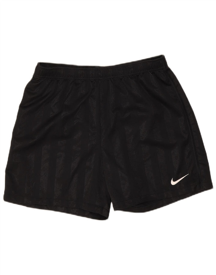 Nike Sportsshorts til mænd mellem sort stribet polyester