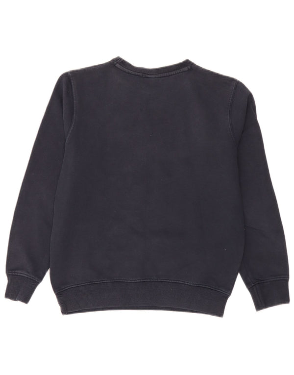 Ellesse Boys Grafisk Sweatshirt Jumper 10-11 år Navyblå Bomuld