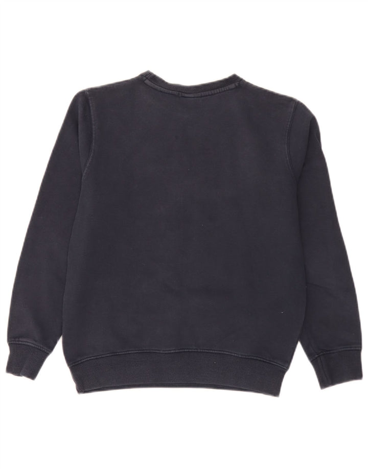 Ellesse Boys Grafisk Sweatshirt Jumper 10-11 år Navyblå Bomuld