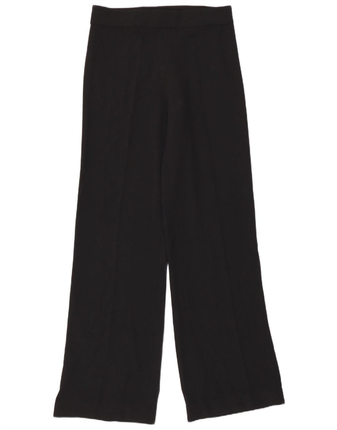 Zara Kvinder Casual Bukser med brede ben Medium W30 L33 Sort Polyester
