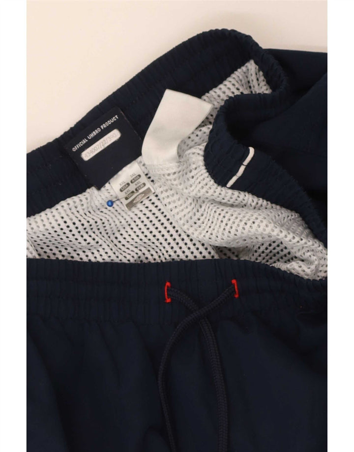 Umbro Herre grafiske sportsshorts 2XL marineblå polyester