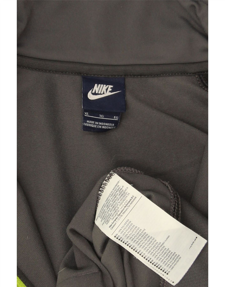 NIKE Træningsdragt til mænd Topjakke XL Grå Colourblock Polyester
