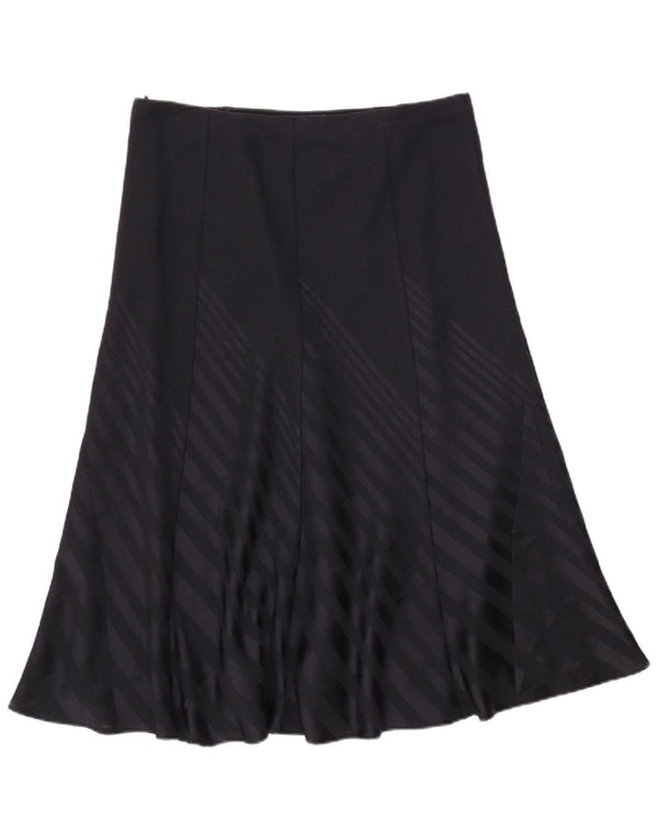Marks & Spencer A-line nederdel til kvinder UK 16 Large W36 Marineblå stribet