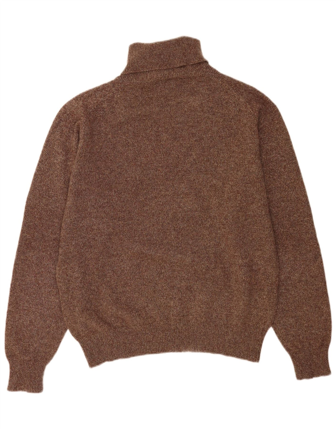 Kappa Herre Rullehalstrøje Sweater Stor Brun Flecked Uld