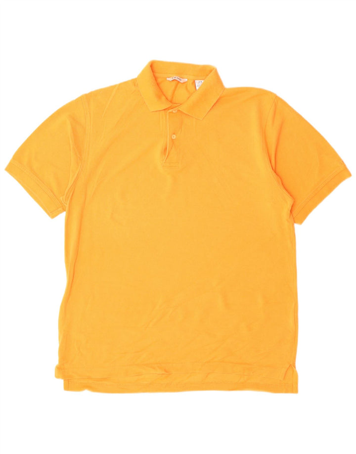 IZOD Poloshirt til mænd Medium Orange Bomuld
