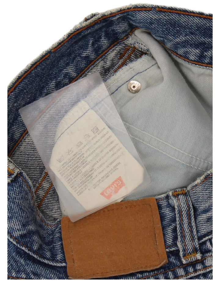 LEVI'S Dame Denim Nederdel W26 Lille Blå Bomuld