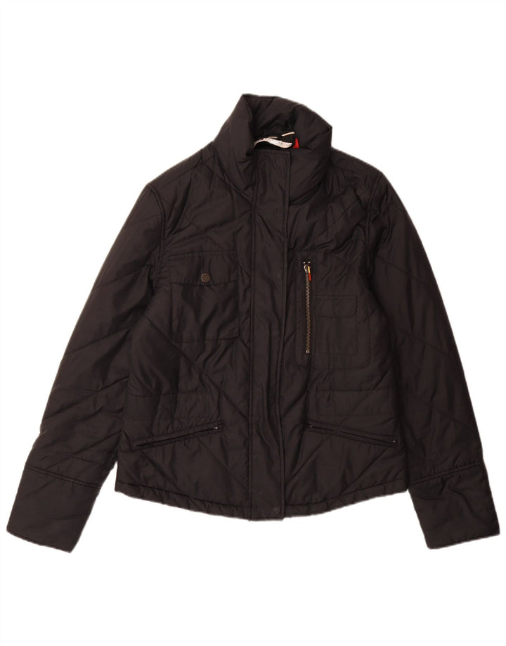 Tommy Hilfiger Dame Polstret Jakke UK 16 Stor Sort Polyester